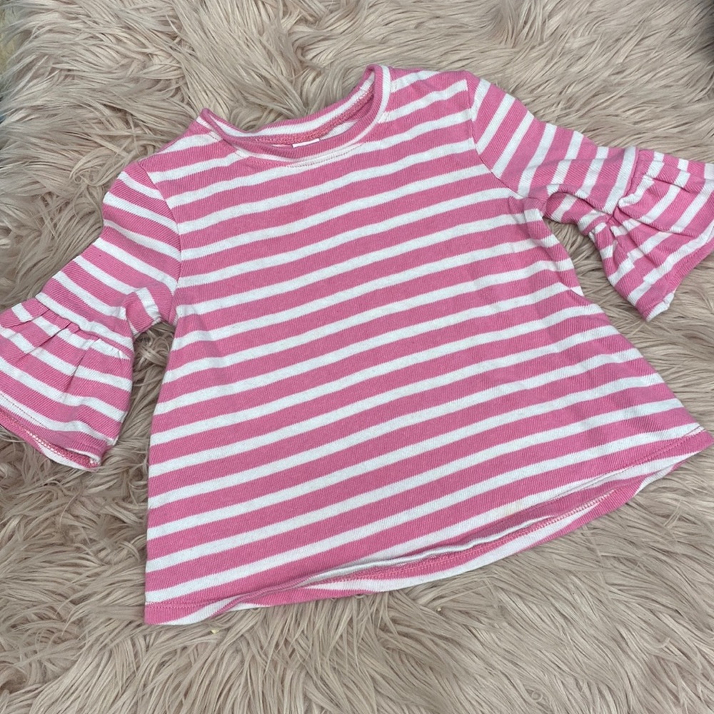 Striped Flared Arm Sweater